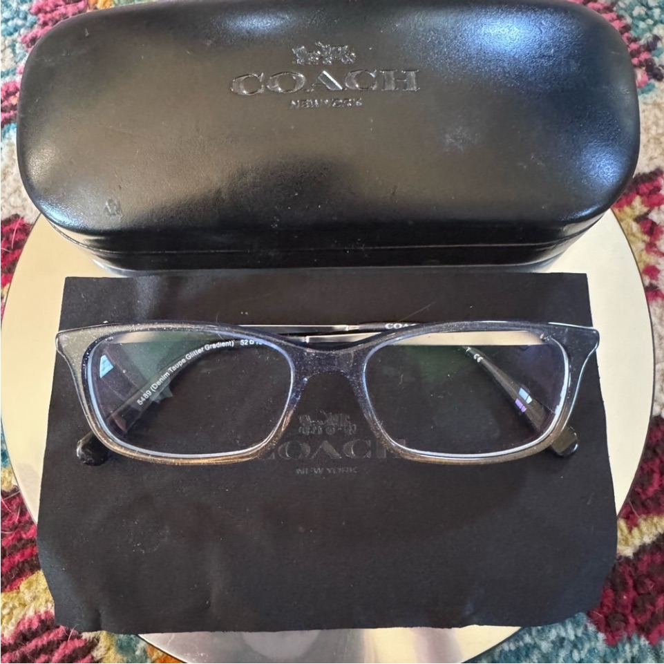 Euc - Coach 5489 Eyeglasses With Case & Cloth